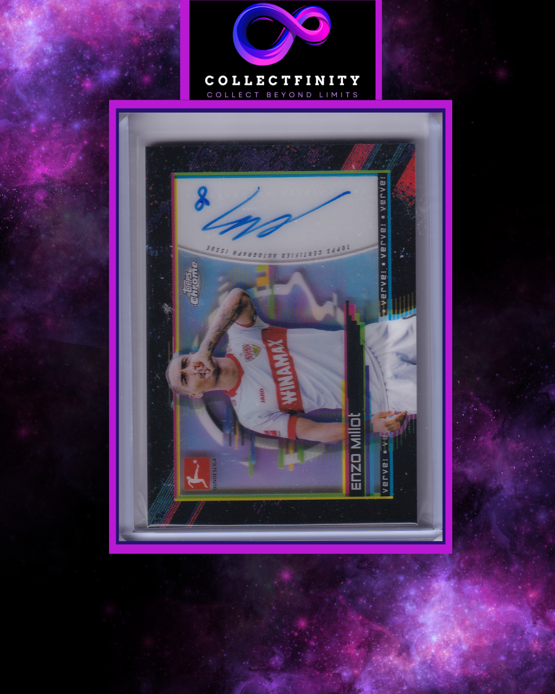 2024-25 Topps Chrome Bundesliga Enzo Millot Verve Autograph