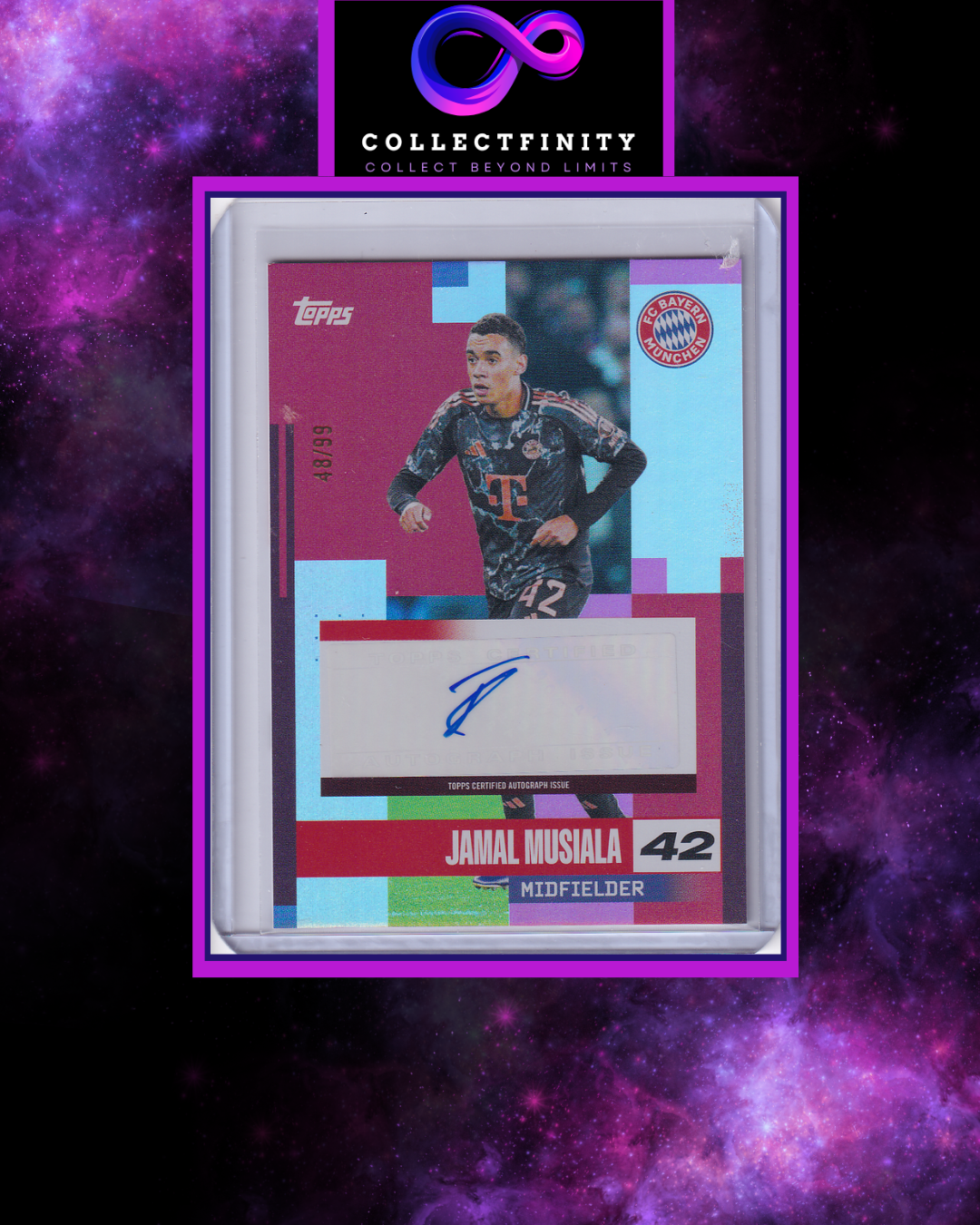 2024-25 Fc Bayern München Team Set Jamal Musiala Autograph /99
