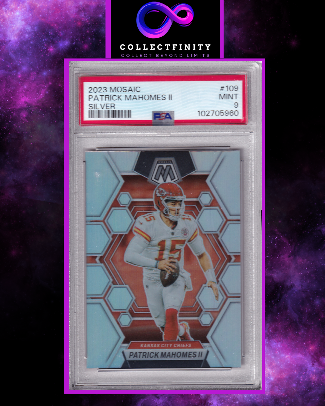 Panini Mosaic 2023 Patrick Mahomes Silver