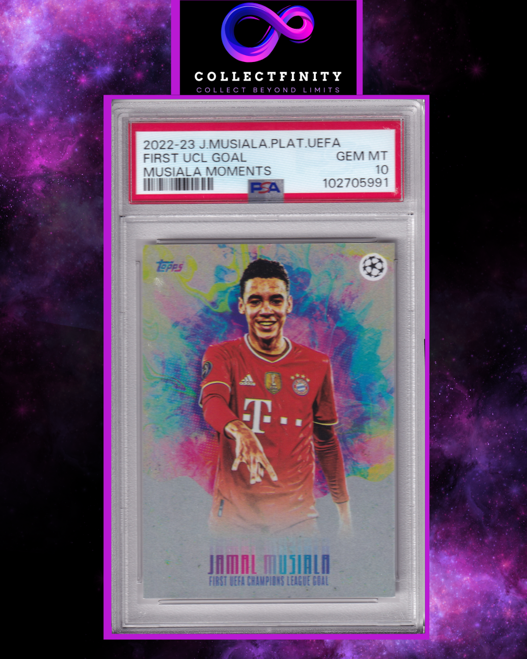 Topps Jamal Musiala Platinum Curated Set 2022/23 Musiala Moments