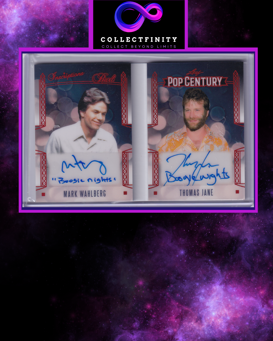 2025 Leaf Pop Century Wahlberg/Jane Inscriptions Dual Autograph /2