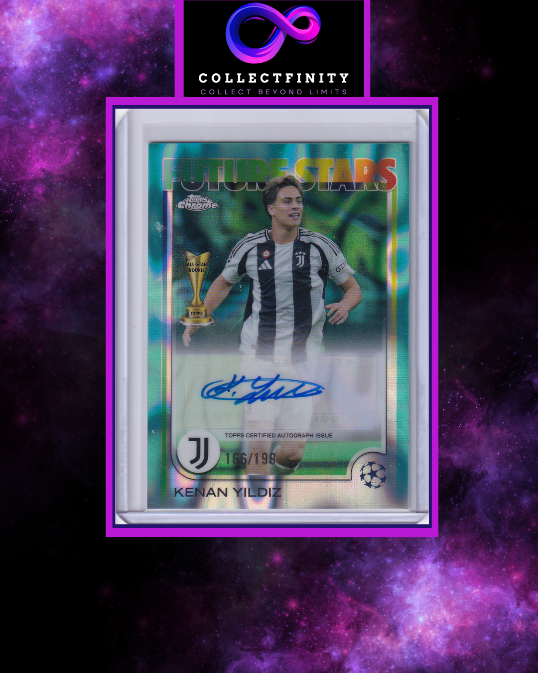 2024-25 Topps Chrome UCC Kenan Yildiz Autograph /199