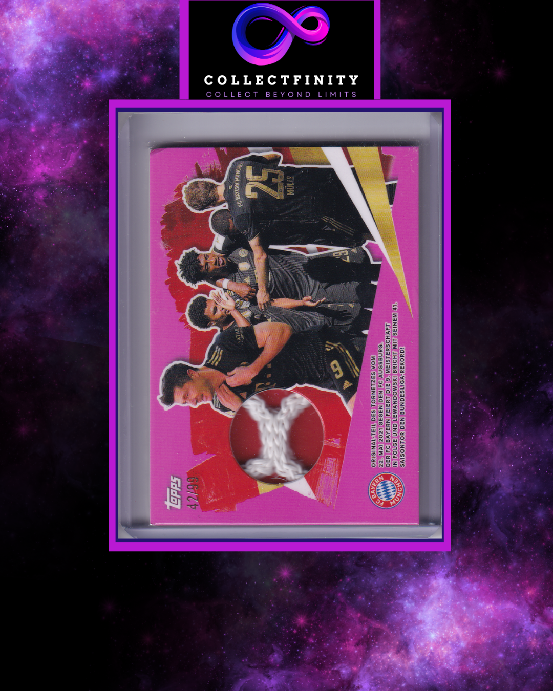 2021-22 Topps Fc Bayern München Team Set Tornetz Relic /99