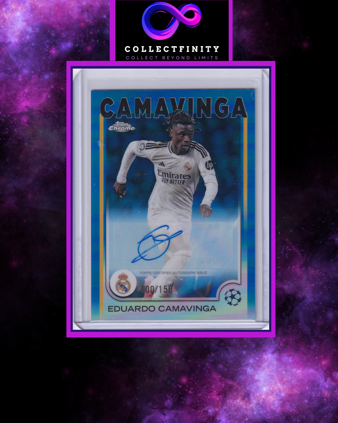 2024-25 Topps Chrome UCC Eduardo Camavinga Autograph /150