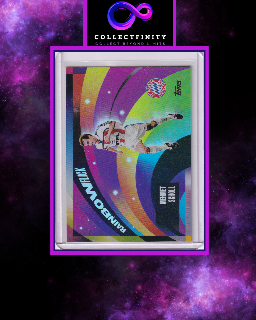 2024-25 Topps Fc Bayern München Team Set Mehmet Scholl Rainbow Flick