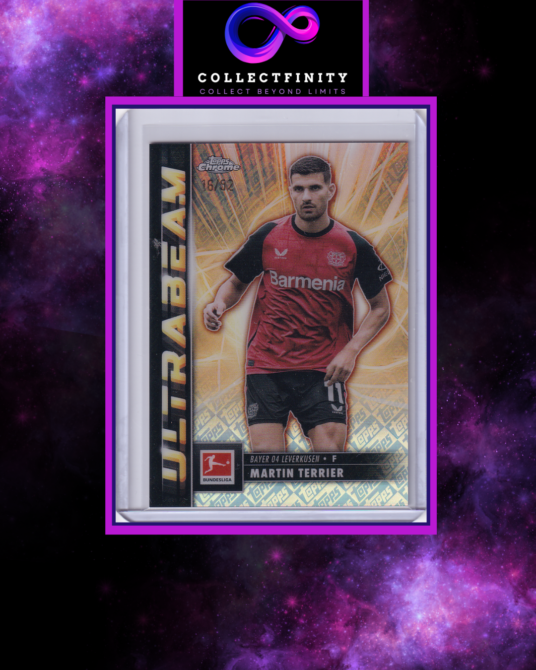 2024-25 Topps Chrome Bundesliga Martin Terrier Ultrabeam /52