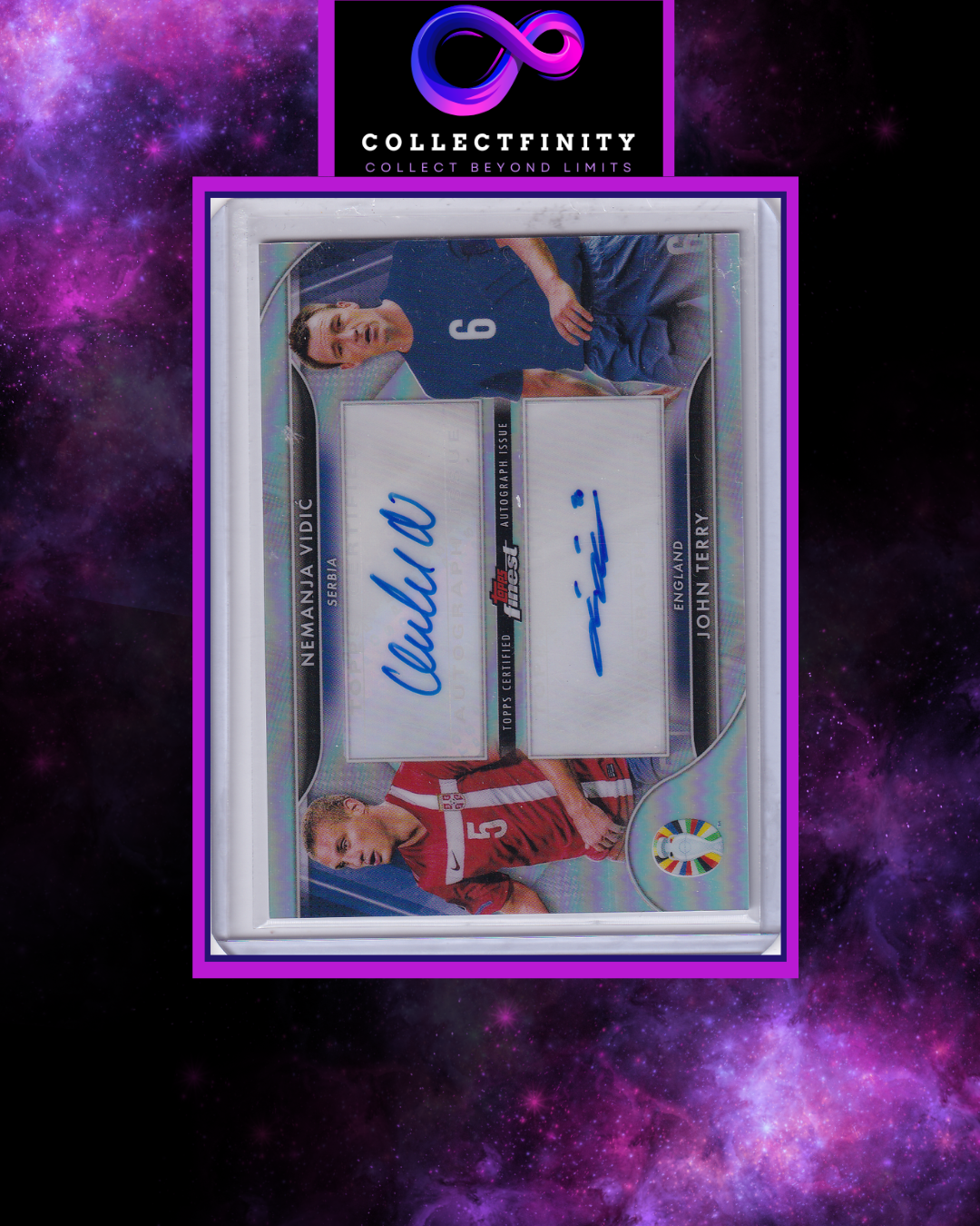 2023 Topps Finest Vidic/Terry Dual Autograph