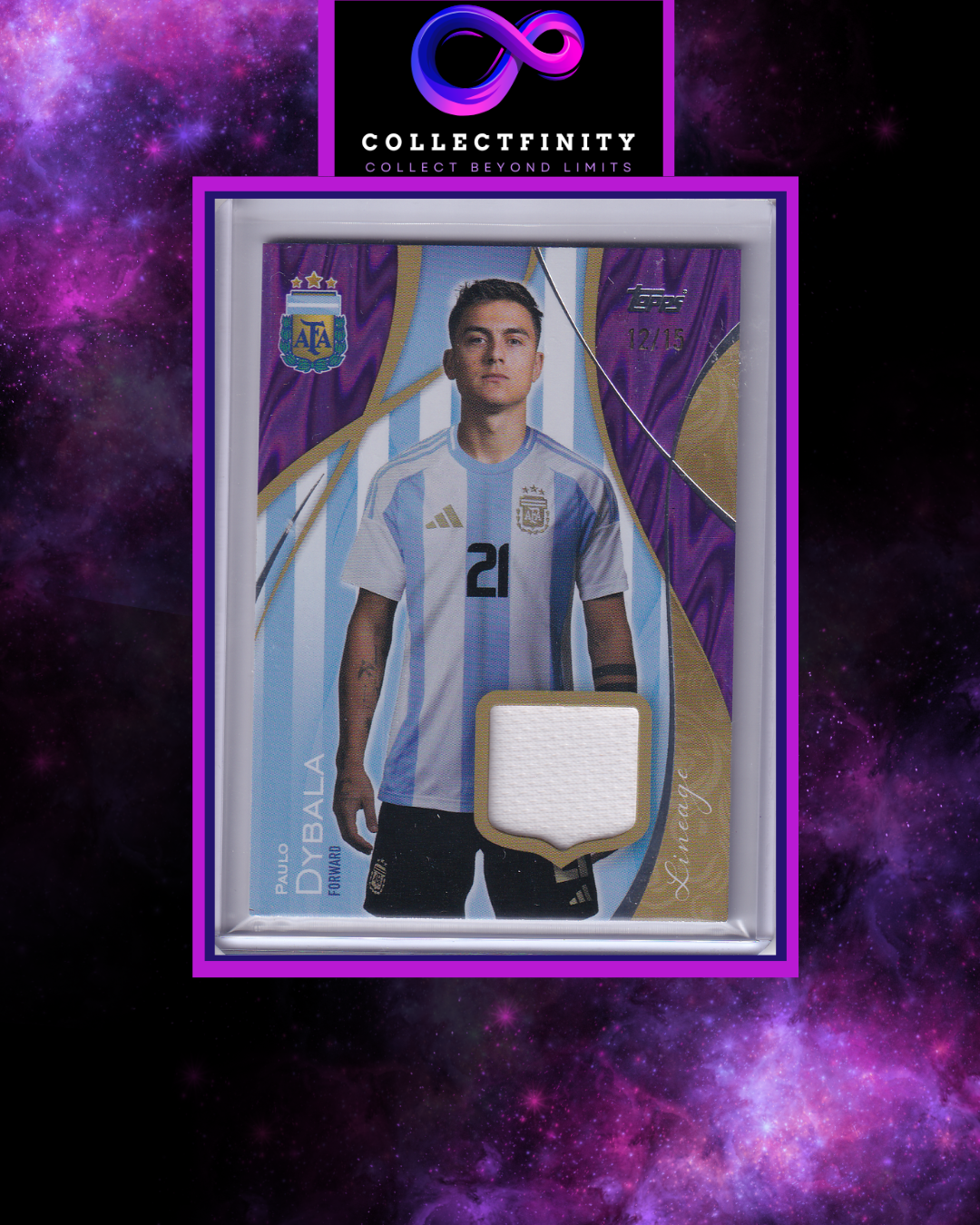 2024 Topps Argentina Lineage Paulo Dybala Relic /15