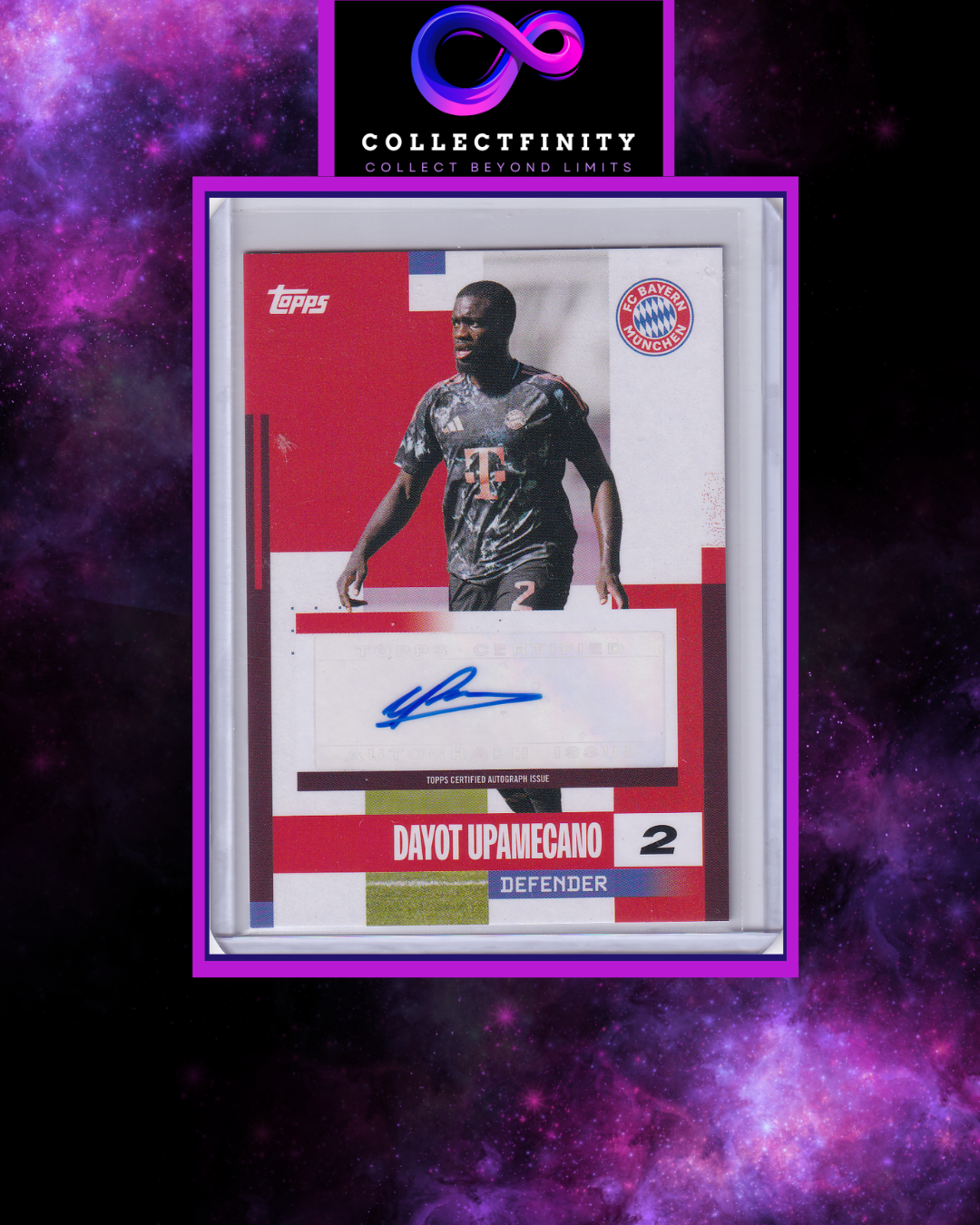 2024-25 Fc Bayern München Team Set Dayot Upamecano Autograph