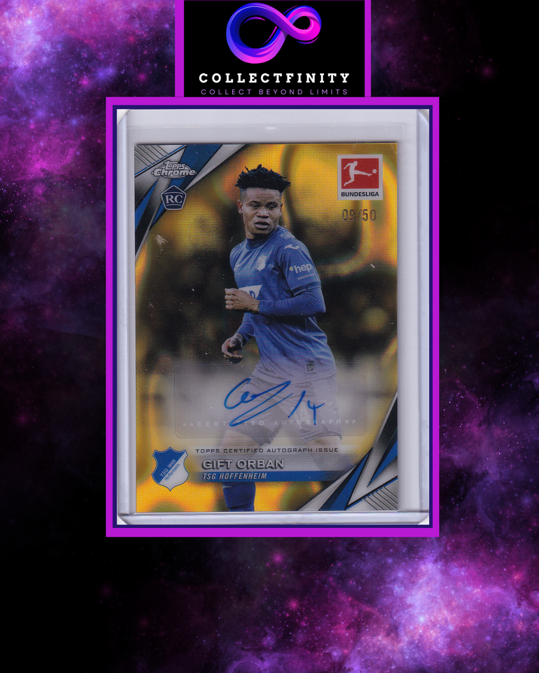 2024-25 Topps Chrome Bundesliga Gift Orban Autograph /50
