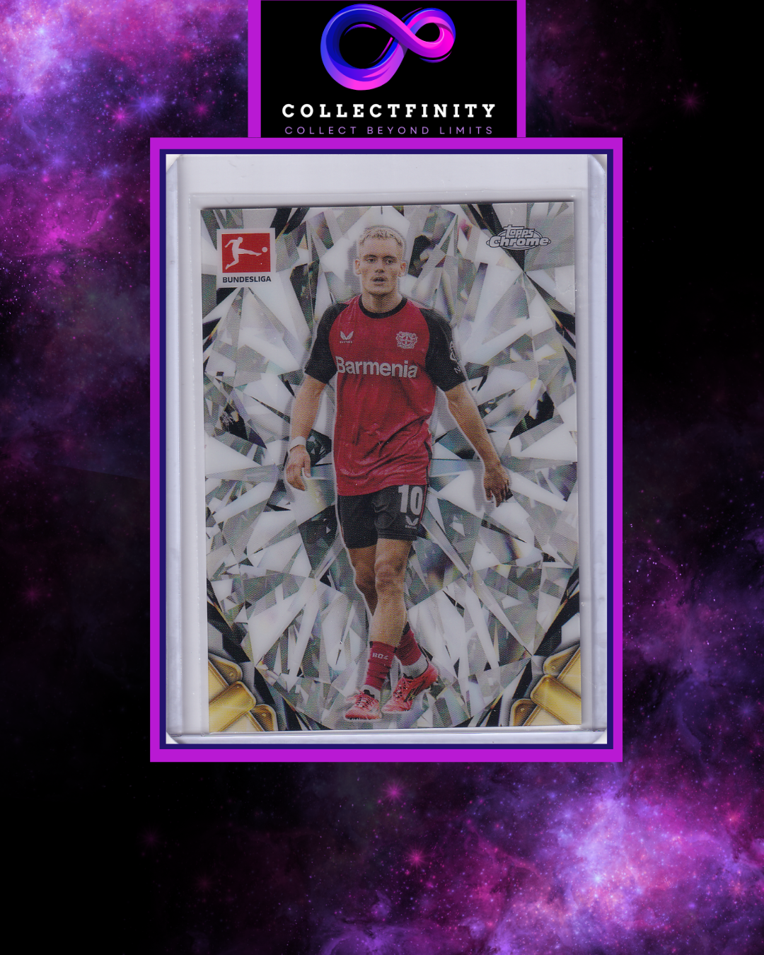 2024-25 Topps Chrome Bundesliga Florian Wirtz Diamond Etch