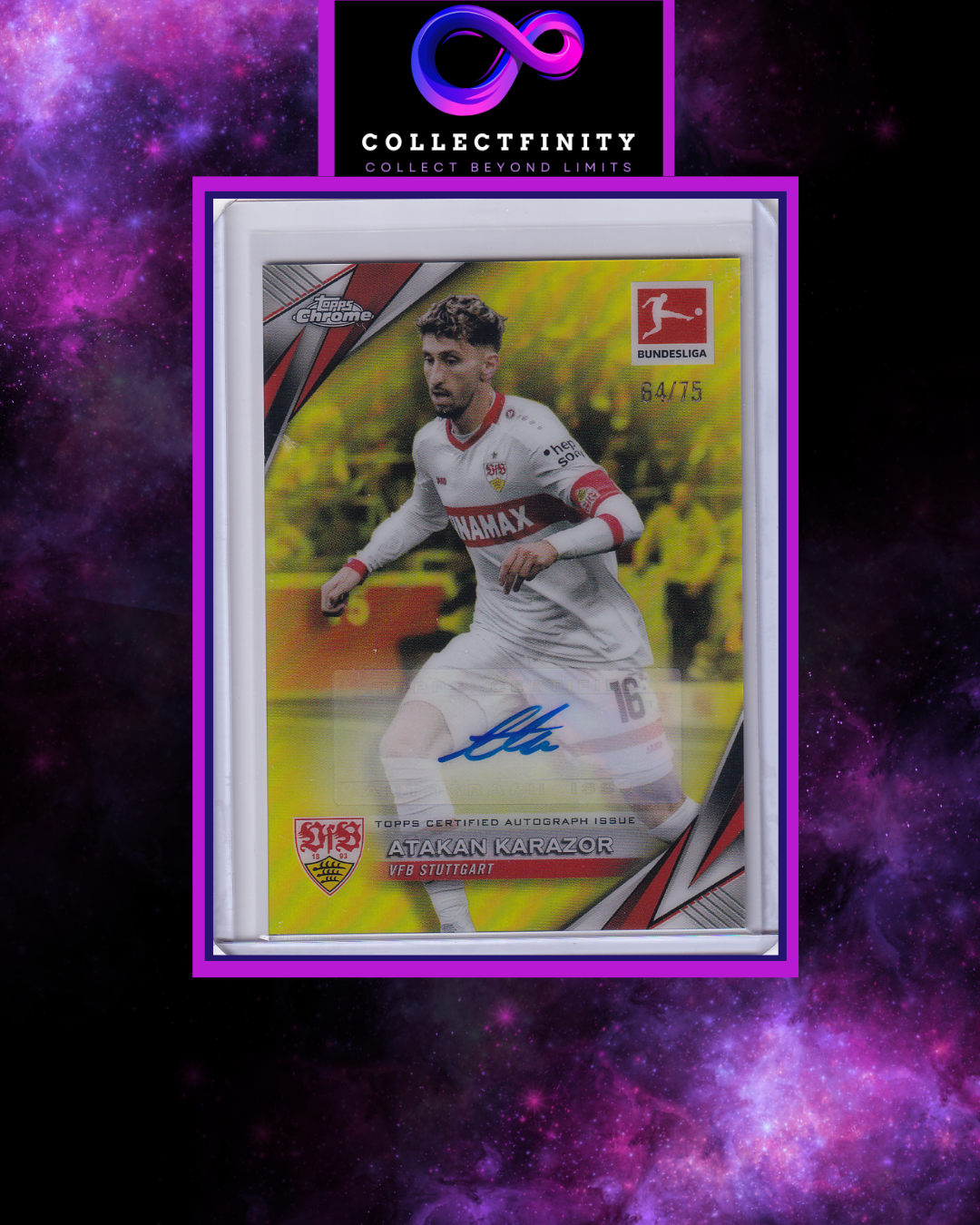 2024-25 Topps Chrome Bundesliga Atakan Karazor Autograph /75