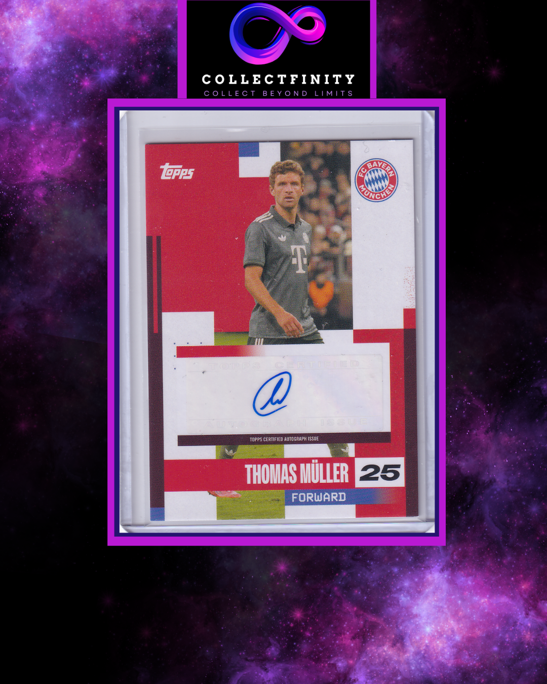 2024-25 Topps Fc Bayern München Team Set Thomas Müller Autograph