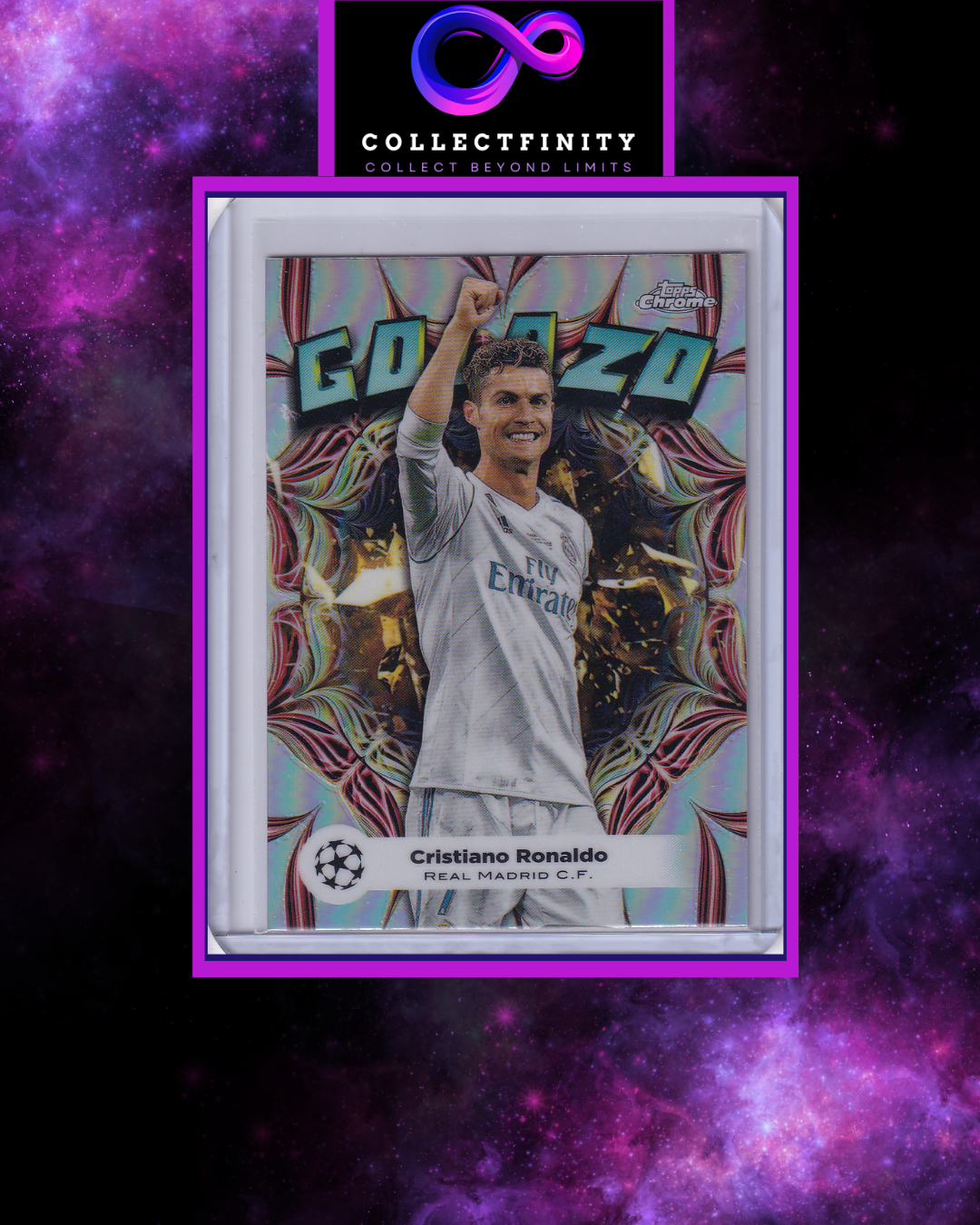 2023-24 Topps Chrome Cristiano Ronaldo Golazo