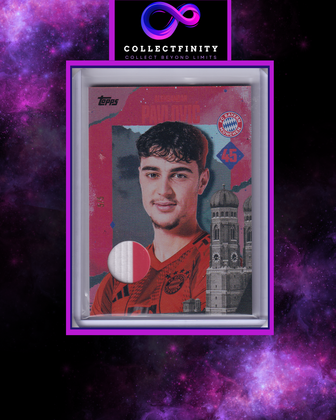 2024-25 Fc Bayern München Team Set Aleksandar Pavlovic Relic /5