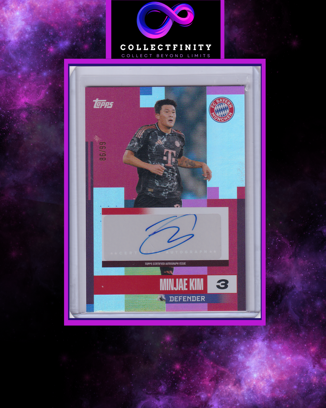 2024-25 Fc Bayern München Team Set Minjae Kim Autograph /99