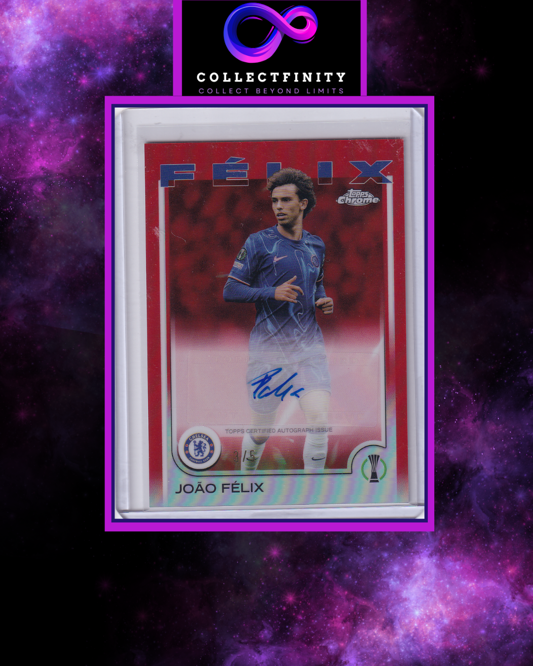 2024-25 Topps Chrome UCC Joao Felix Autograph /5