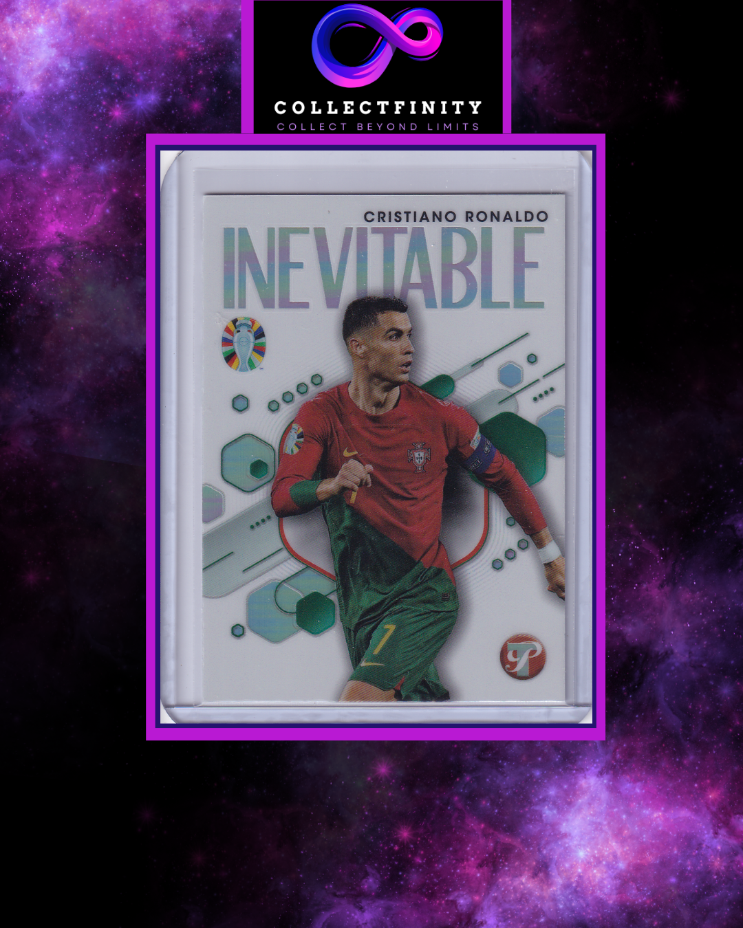 2023 Topps Pristine Road to EURO 2024 Cristiano Ronaldo Inevitable