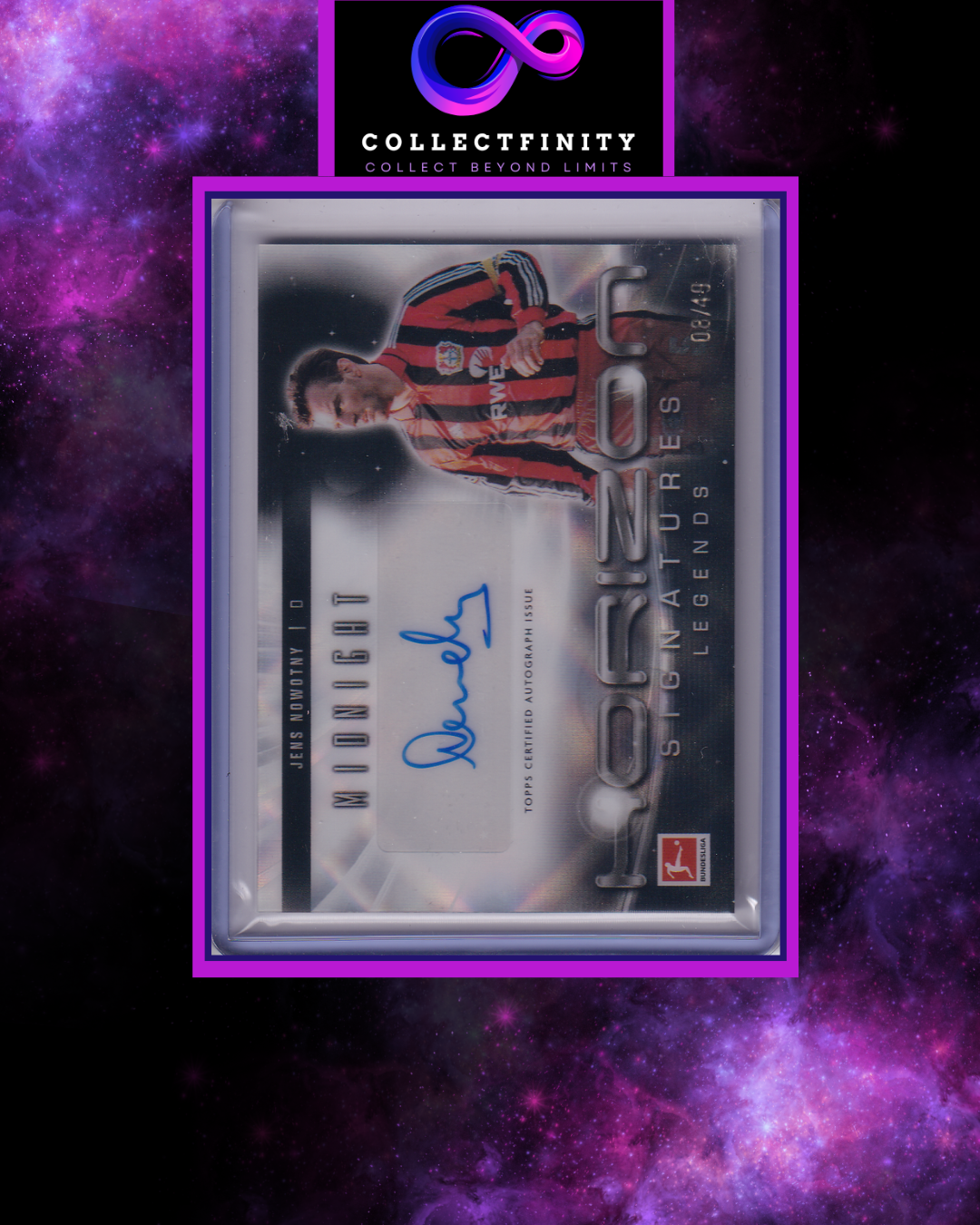 2024-25 Topps Bundesliga Midnight Jens Nowotny Horizon Signatures /49