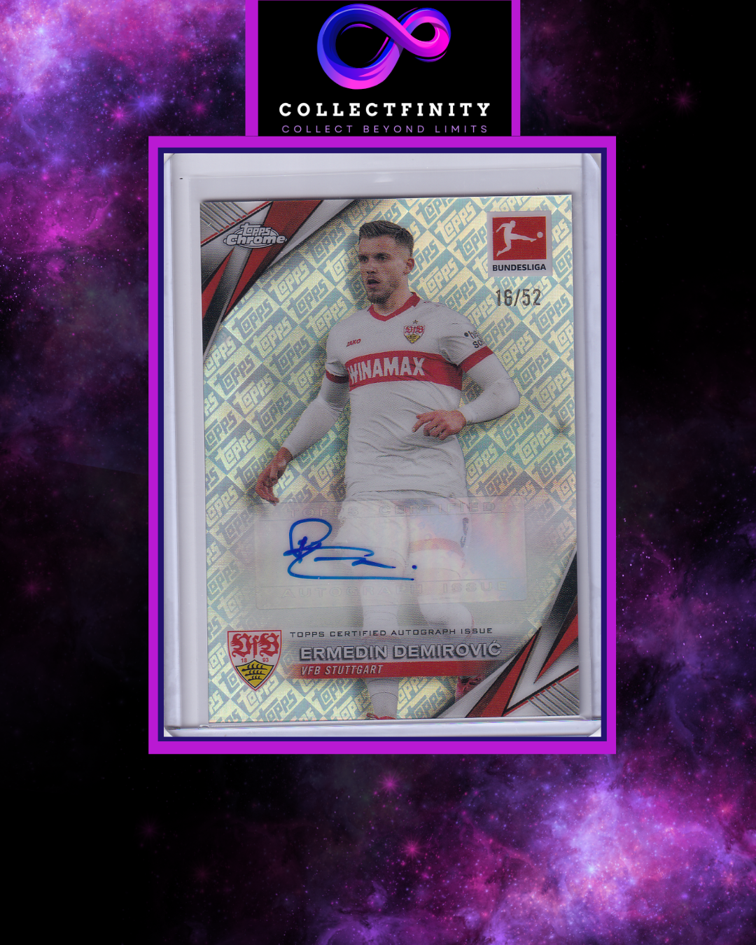 2024-25 Topps Chrome Bundesliga Ermedin Demirovic Autograph /52