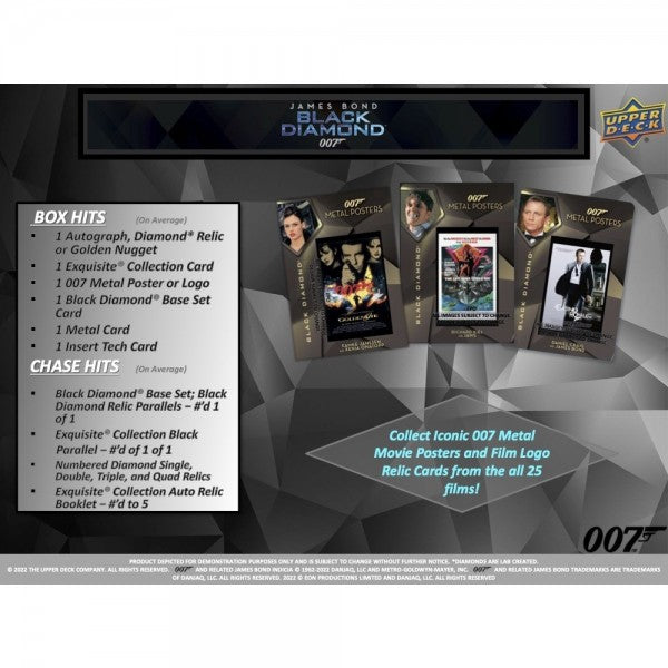 2023 Upper Deck James Bond Black Diamond
