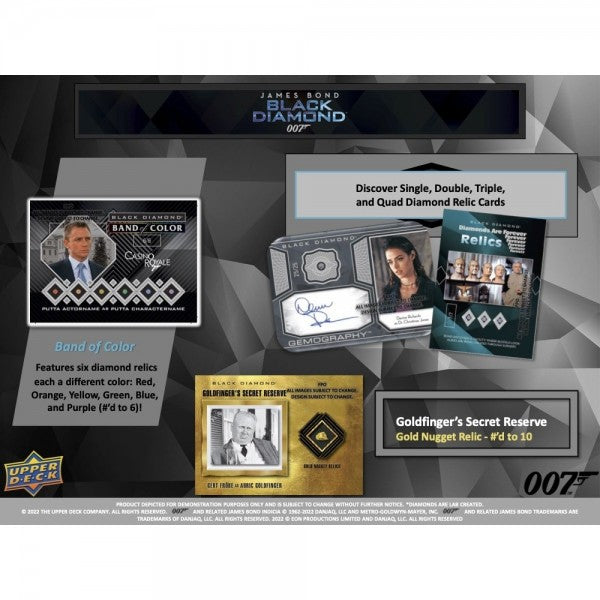2023 Upper Deck James Bond Black Diamond