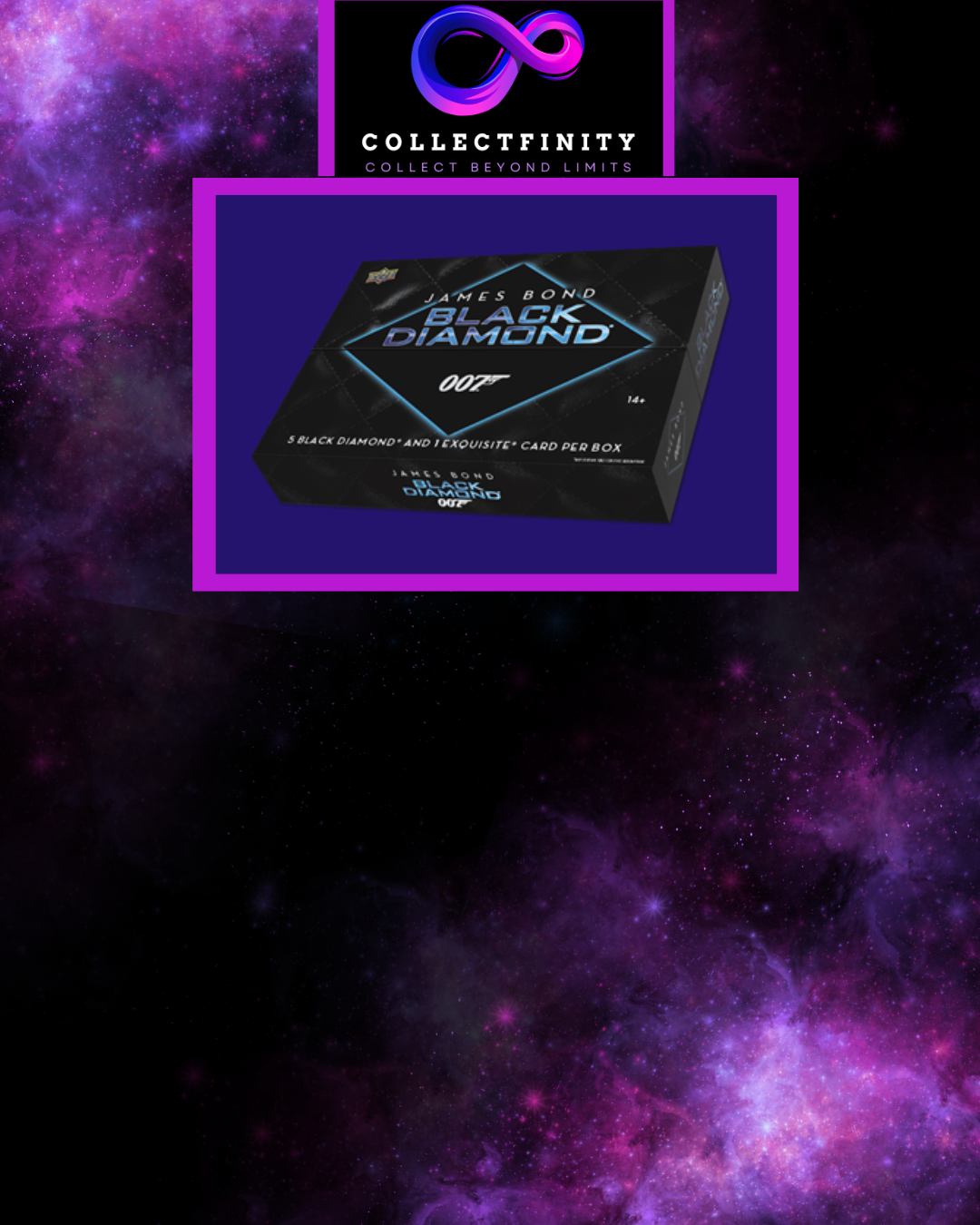 2023 Upper Deck James Bond Black Diamond