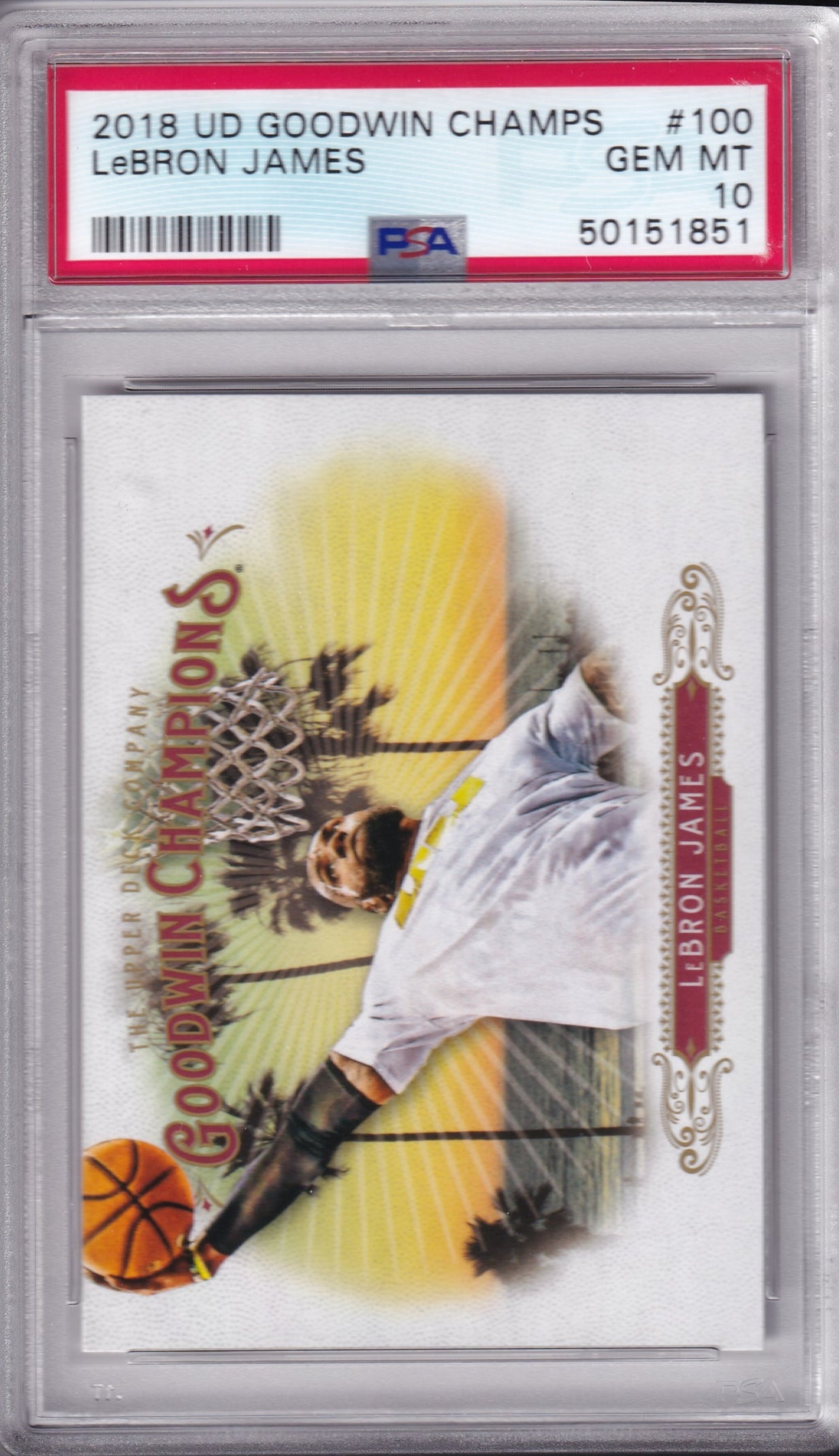 2018 Upper Deck Goodwin Champions LeBron James