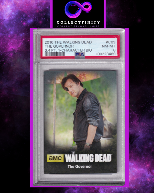 Cryptozoic The Walking Dead Season 4 The Governor Character Bio