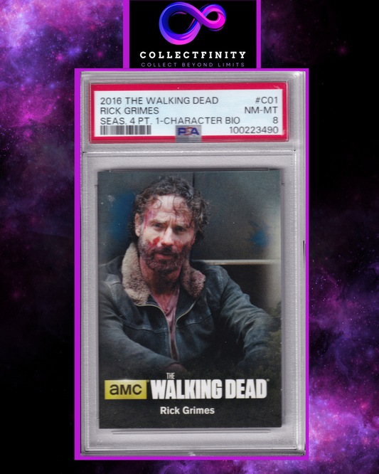 Cryptozoic The Walking Dead Season 4 Rick Grimes Character Bio