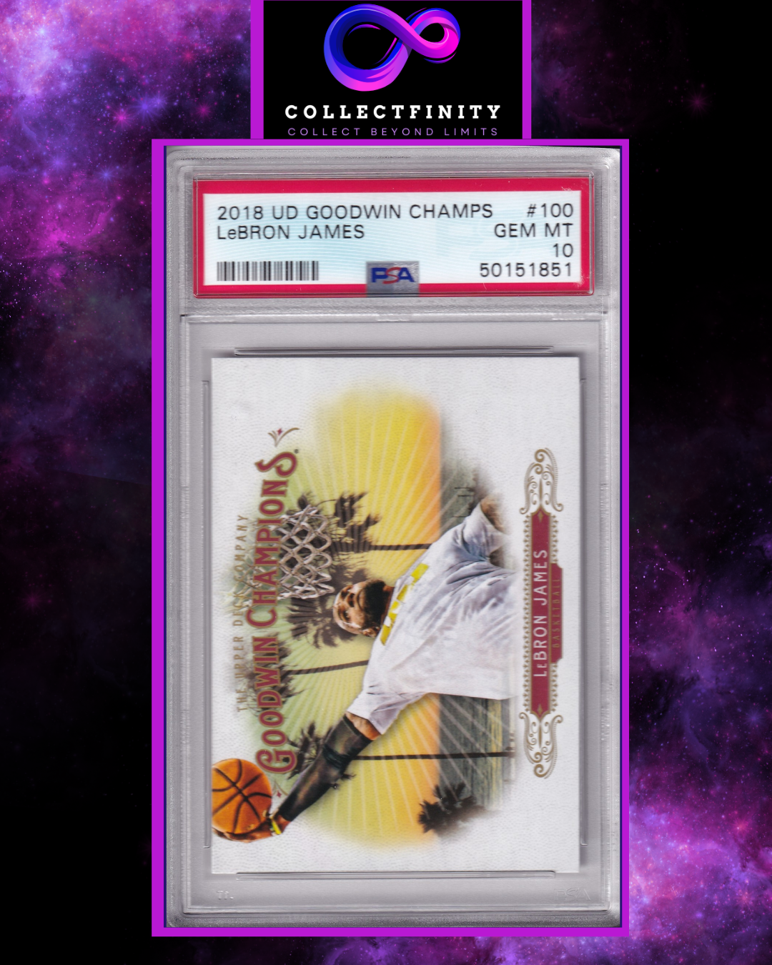 2018 Upper Deck Goodwin Champions LeBron James