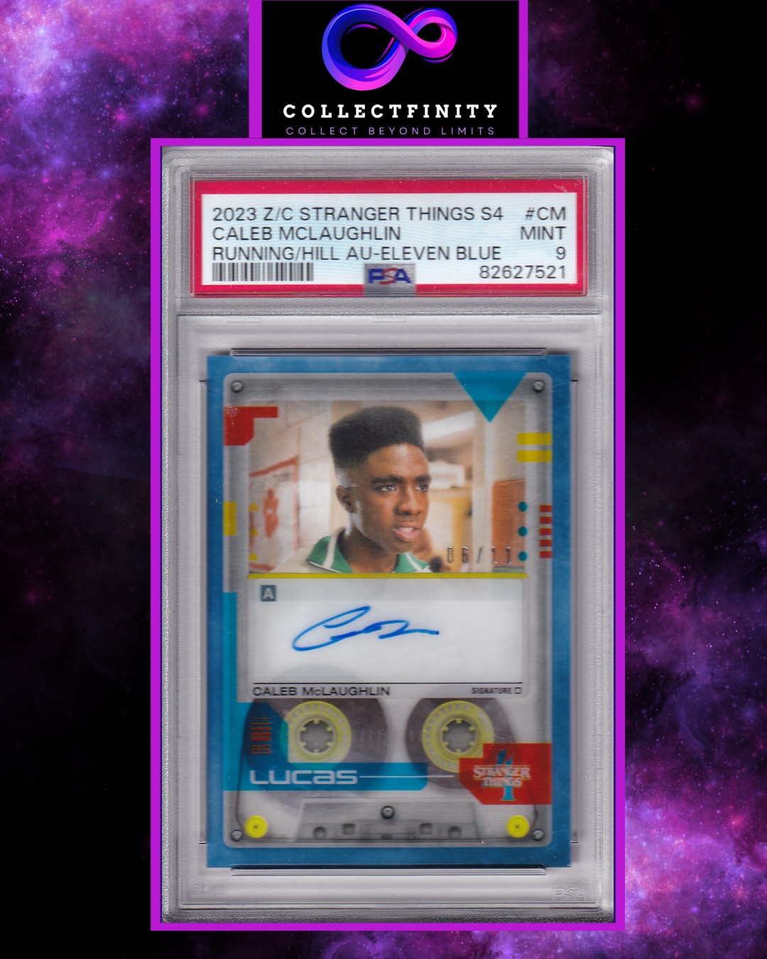 2023 Zerocool Stranger Things Season 4 Caleb McLaughlin Cassette Autograph /11