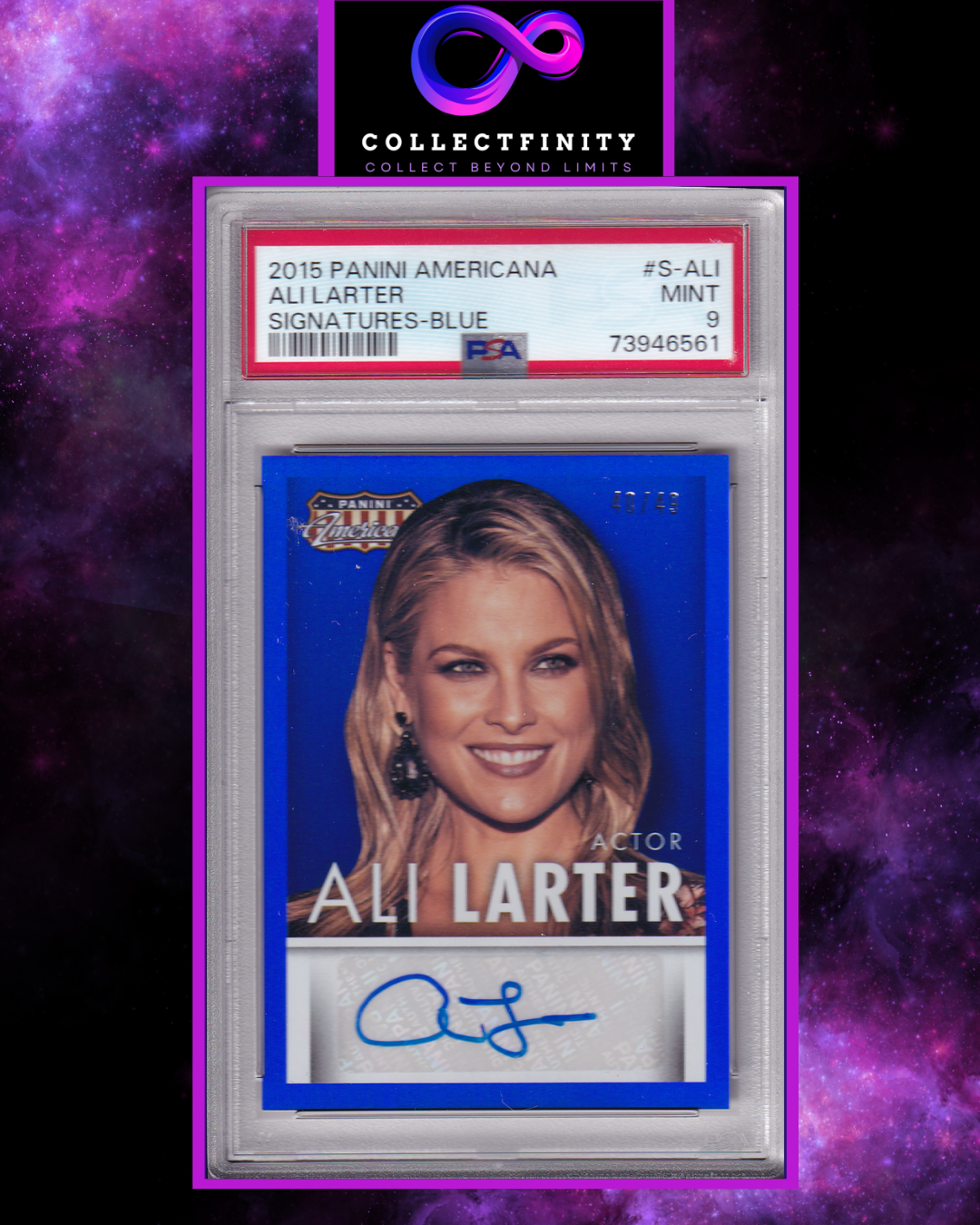 2015 Panini Americana Ali Larter Autograph /49