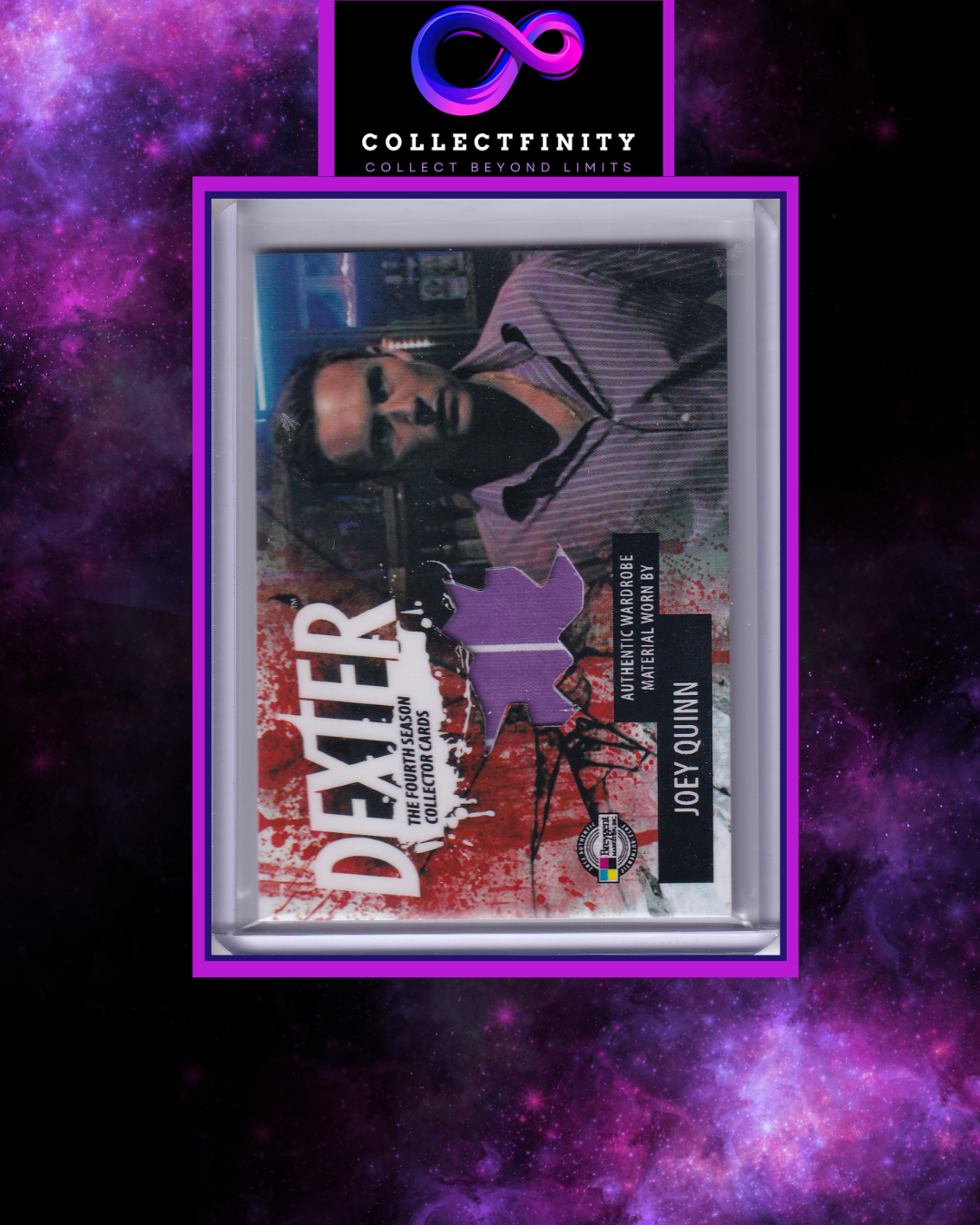 2012 Breygent Dexter Season 4 Joey Quinn Authentic Wardrobe Material