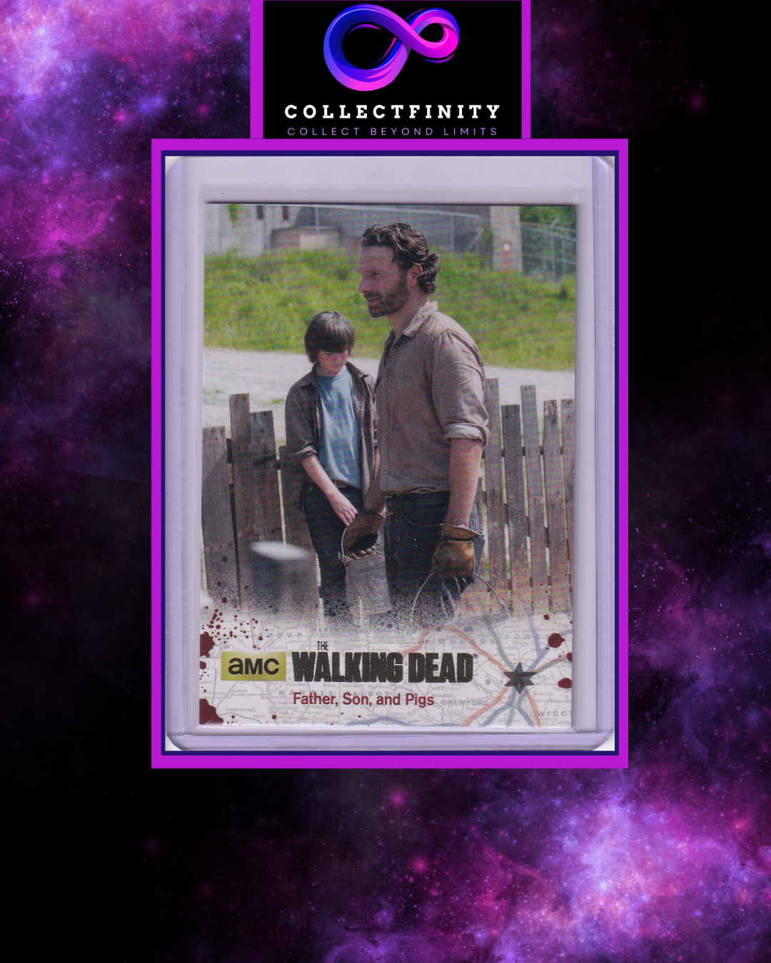 2016 Cryptozoic The Walking Dead Season 4 Father, Son and Pigs /25