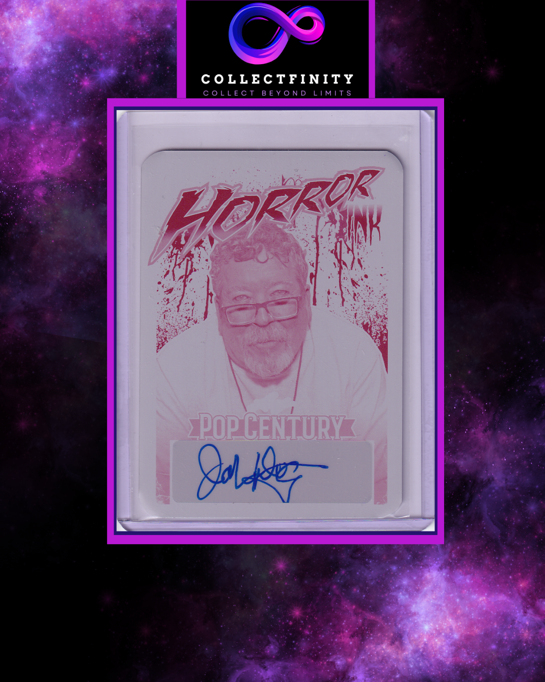 2024 Leaf Pop Century John Dugan Printing Plate Horror Ink Autograph 1/1