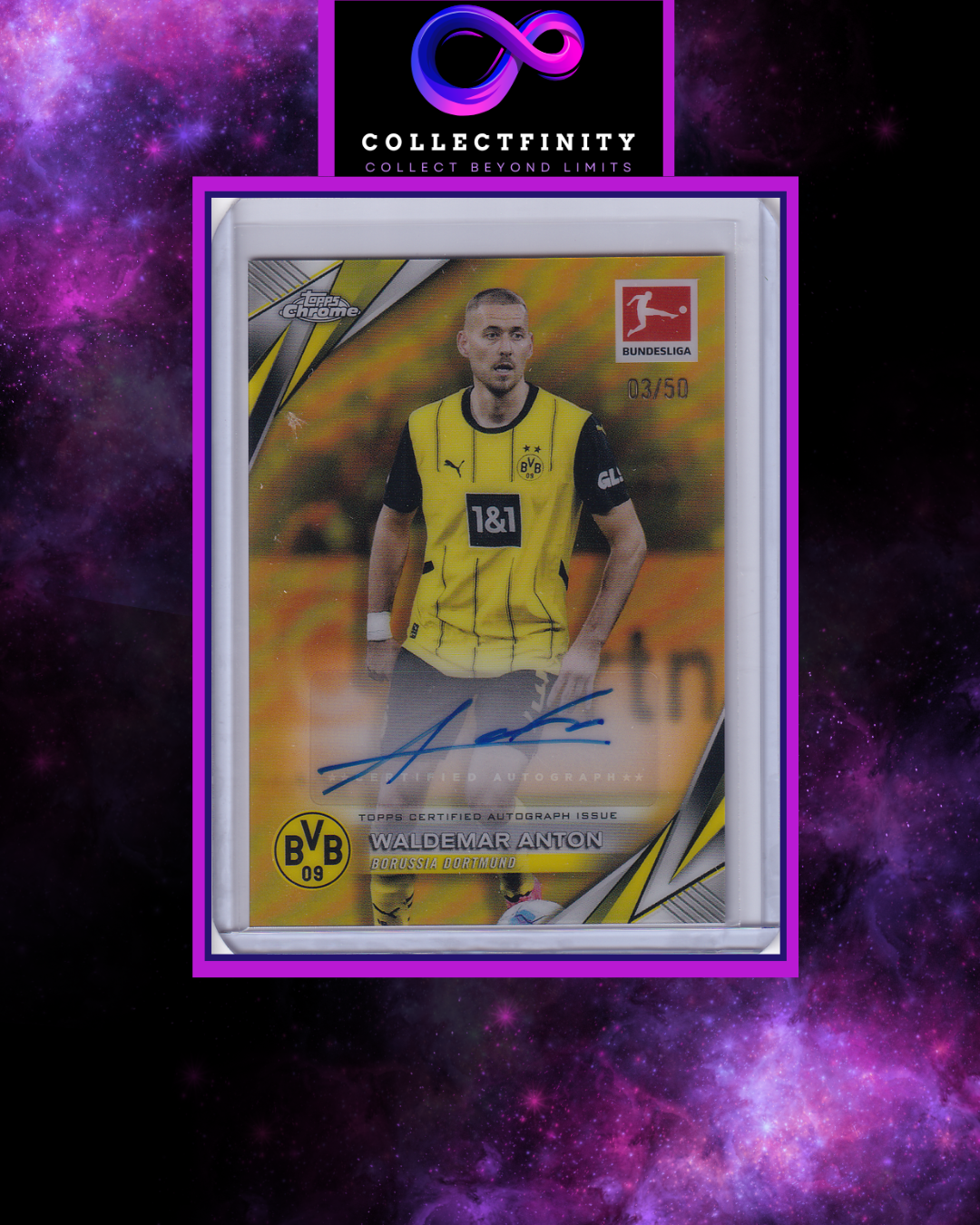2024-25 Topps Chrome Bundesliga Waldemar Anton Autograph /50