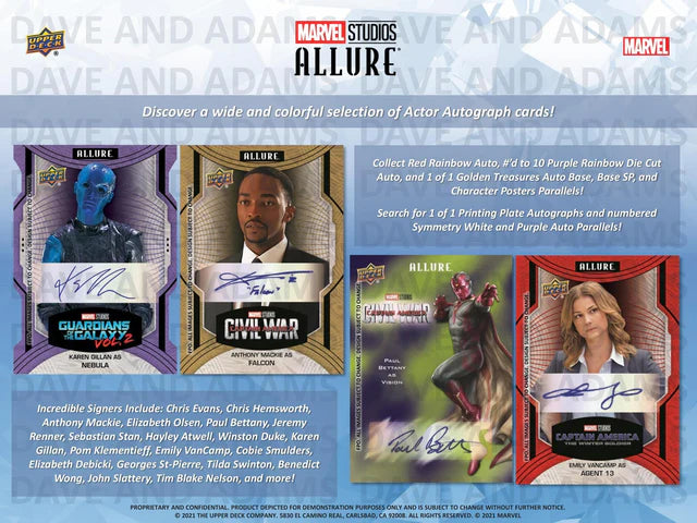 2022 Upper Deck Marvel Studios Allure