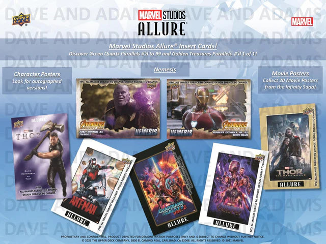 2022 Upper Deck Marvel Studios Allure