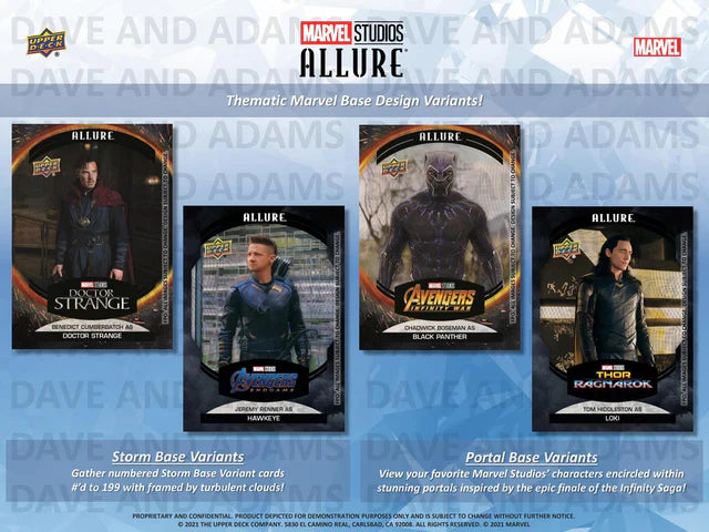 2022 Upper Deck Marvel Studios Allure