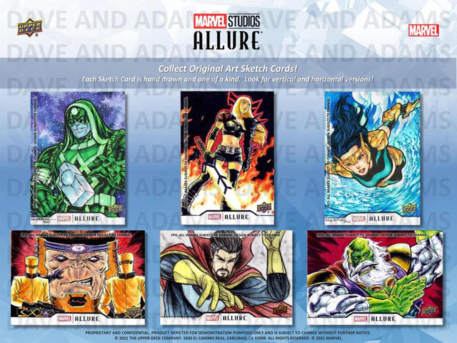 2022 Upper Deck Marvel Studios Allure